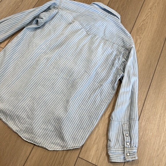 Billabong x Wrangler Headed West Denim Button Down Long Sleeve Coastal - Picture 14 of 14